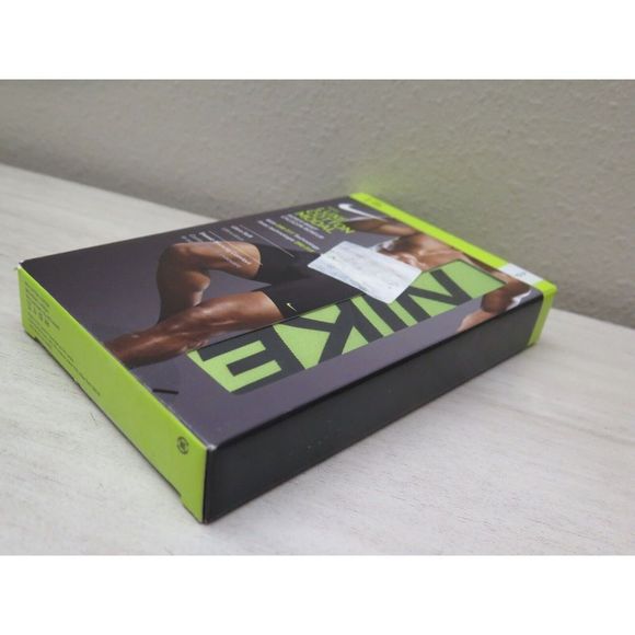 Nike KE1022-001 Men's Sz S Luxe Cotton Modal Boxer Brief Black Volt Green - Picture 3 of 4